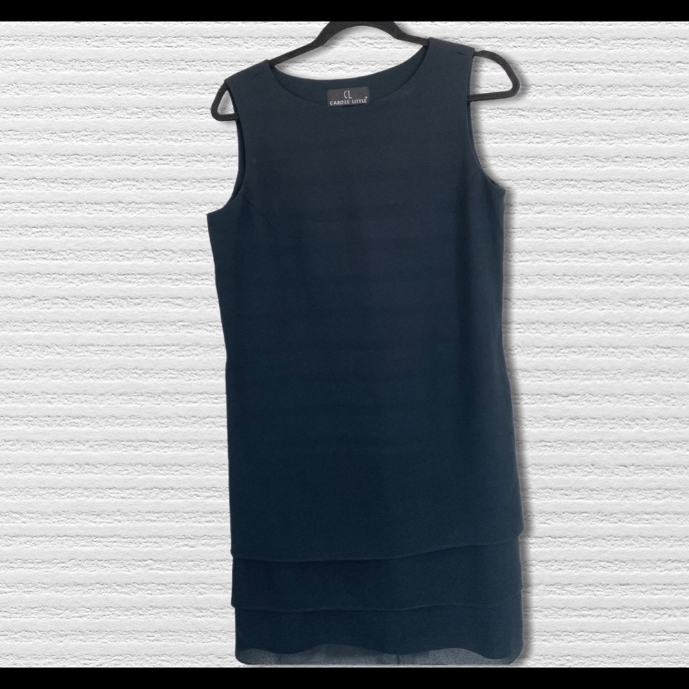 Three Tiered Layered Vintage Little Black Dress